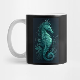 Bioluminescent Seahorse Mug